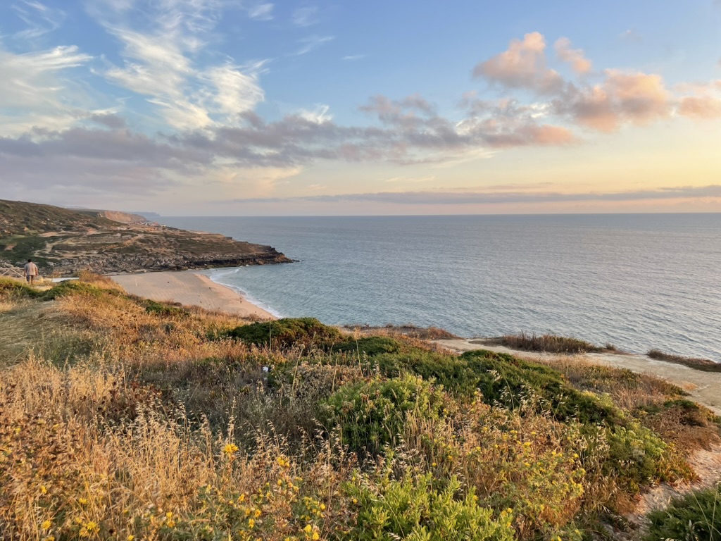 Coastal landscape by the Atlantic